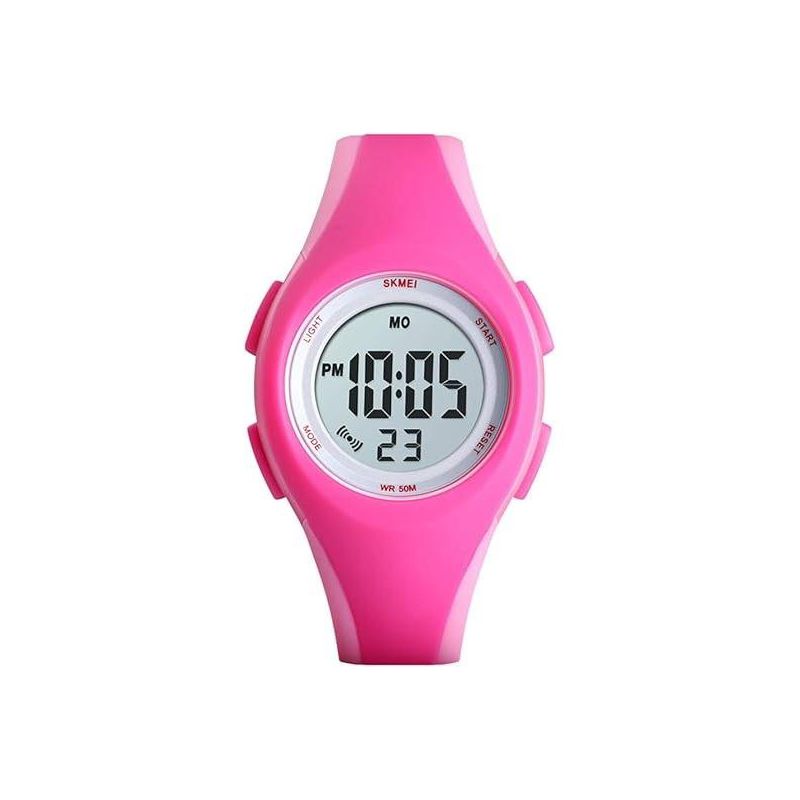 Kid's Fashionable Luminous Waterproof Watch Digital Sport Watch, Pink, 1 of 6