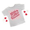 The Juniper Shop Checkered Little Miss Valentine Youth Short Sleeve Tee - 2 of 2