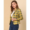 INSPIRE CHIC Women's Notched Lapel Open Front Business Casual Blazer - 4 of 4