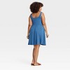 Women's Knit Mini Ballet Dress - A New Day™ - 2 of 3