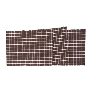 C&F Home 72" Windowpane Table Runner - 1 of 2