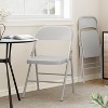 homfan  Meta lFolding Chairs Portable Kitchen Chair Foldable ，350lb Weight - 2 of 4