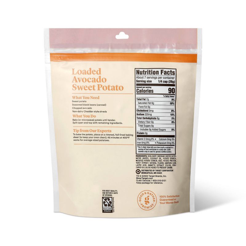 Plant Based Non-Dairy Cheddar Cheese-Style Shreds - 7.1oz - Good &#38; Gather&#8482;, 4 of 7