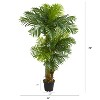 HomeStock  6 ft. Artificial Palm Tree in Pot for Indoor/Outdoor - 4 of 4