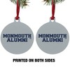 Monmouth University Official Hawks Alumn Aluminum Holiday Christmas Tree Ornament - image 2 of 4