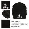 Mickey Mouse Embroidery Acrylic Knit Standard Cuff Beanie - 2 of 4