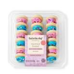 Mermaid Mini Frosted Sugar Cookies - 9.4oz/18ct - Favorite Day™