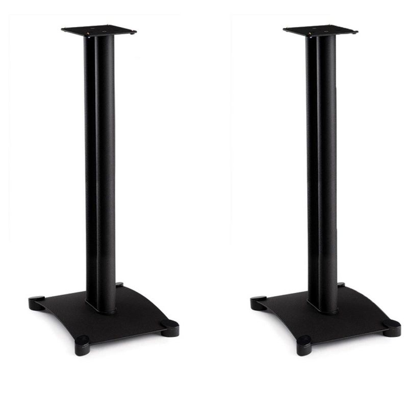 Sanus SB34 Steel Series 34" Bookshelf Speaker Stands - Pair (Black), 4 of 7