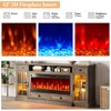AMERLIFE 70'' Large Fireplace TV Stand with 42" Fireplace - 4 of 4