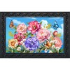 Briarwood Lane Spring Doormat 30x18 Indoor Outdoor Butterflies and Peonies For Spring Doormat - 2 of 4