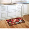 Briarwood Lane Doormat 30x18 Indoor Outdoor Christmas Poinsettia For Christmas Doormat - 4 of 4