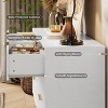 Modern 47" Fluted 6-Drawer Wooden Dresser with Metal Handles - Clothes Storage Organizer & TV Stand for Bedroom, Living Room & Hallway，White - 3 of 4