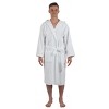 Alpine Swiss Dane Mens Hooded Bathrobe Pure Cotton Terry Cloth Long Robe for Men Super Absorbent Quick Drying Luxury Spa Robe - 4 of 4