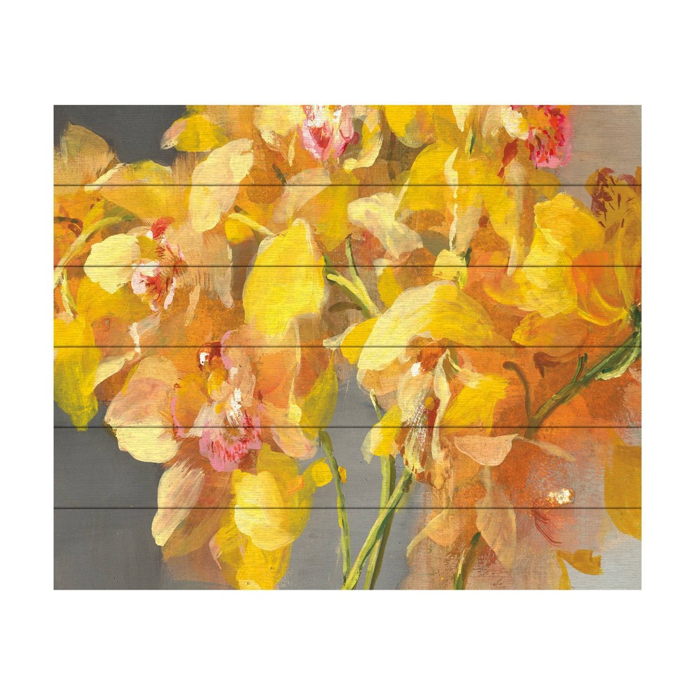 Photos - Other Decoration Trademark Fine Art 18"x22" Danhui Nai Orchid Dreaming Crop Wood Slat Art