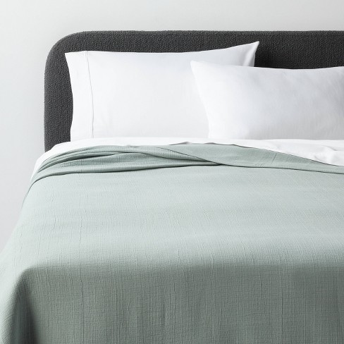 Full/queen Luxe Matelasse Coverlet Light Teal Green - Threshold™ : Target