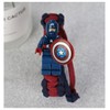 Super Hero Cap 4 inches Block Adjustable Bracelet Multicolor Figure - 2 of 3