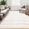 Rug Machine Washable,  Rug Non Slip Small Bedroom, Rug Low Pile Throw Rug, for Dining Room Living Room, Geometric Area Rug Entryway Rug - 2 of 4