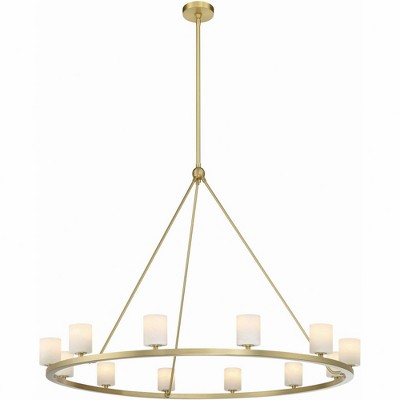 Crystorama Lighting Aragon 12 - Light Chandelier in  Soft Brass