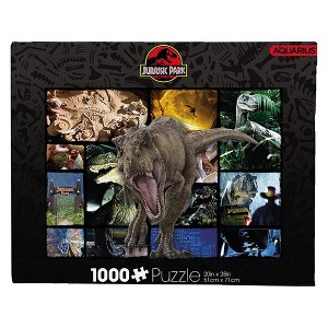 Aquarius Puzzles Jurassic Park Collage 1000 Piece Jigsaw Puzzle - 1 of 3
