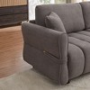 NicBex Couches for Living Room 80" Cloud Sofa Premium Chenille Fabric Upholstered 3-seat Sofa Couch with Pillows and Solid Wood, Grey - 2 of 4