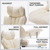 Efomao Desk Office Chair 400LBS, Big and Tall PU Leather Computer Chair, Executive Office Chair with Footrest and Lumbar Support - 3 of 4