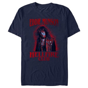 Men's Stranger Things Hellfire Club Eddie Munson T-Shirt - 1 of 4