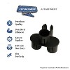 Topvacuumparts Replacement for Fit All 1 1/4 inch (1.25'') (32mm) Black Attachments Accessories Kits (3 Piece Holder) # compare to part 32-1010-66 - 2 of 3