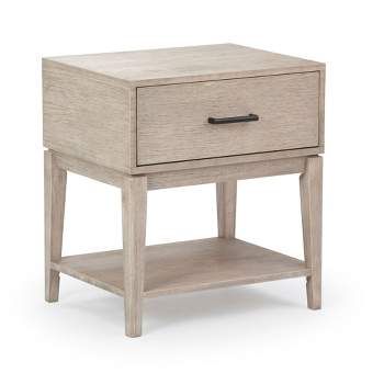 Plank+Beam Contempo Wood Nightstand with 1 Drawer, Wooden Side Table for Bedroom Storage, Bedside End Table