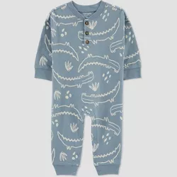 Carter's Just One You® Baby Boys' Gator Print Jumpsuit - Blue 24M