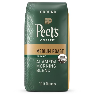 Peet's Coffee Organic Alameda Blend Medium Roast Ground Coffee - 10.5oz