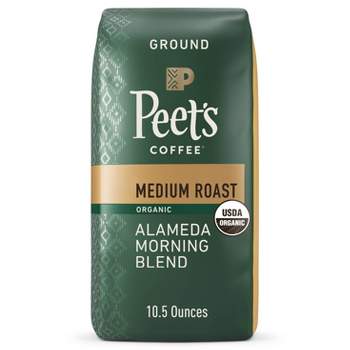 Peet's Coffee Organic Alameda Blend Medium Roast Ground Coffee - 10.5oz