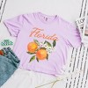 Simply Sage Market Women's Florida Flower Colorful Short Sleeve Relaxed Fit Cropped Tee - 3 of 3