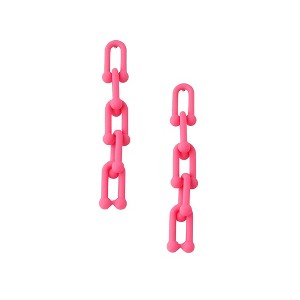 SOHI Women's Gold Chainlink Drop Earrings - 1 of 3
