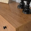 Airsurfer 4-Drawer Oak Finish Cabinet, Modern Minimalist Chest of Drawers with Black Knobs for Kitchen, Dining Room,Living Room - 3 of 4