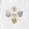 Men's Star Wars: The Mandalorian Grogu Helmets T-Shirt - 2 of 4