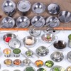 Mini Size Kitchen Play Toy with Stainless Steel Cookware Set, Classic Cooking Utensils Role Play. - 2 of 4