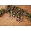 Melrose Wooden Snowflake Ornament (Set of 12) - 3 of 4