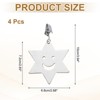 Unique Bargains Stainless Steel Sea Star Tablecloth Weight Clips Silver 2.83" x 2.48" - 2 of 4