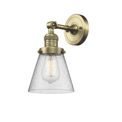 Cone - 1 Light Wall Sconce In Industrial Style-10 Inches Tall and 6.25 Inches Wide