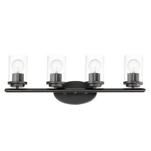 Maxim Lighting Corona 4 - Light Vanity in  Black - 1 of 2