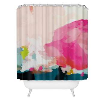 Sky Shower Curtain Pink - Deny Designs