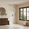 YAWWALK Ceiling Mount 10 and 6 in. Dual Round Shower Head and Handheld Shower Head - 2 of 4