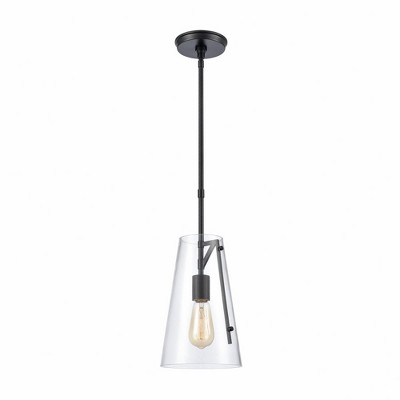 Elk Home Trustle 1 - Light Pendant in  Matte Black