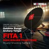 Morrell Targets FITA 1 Outdoor Range Archery Target with High Roller Foam Core, Round Shooting Surface for Compound Bows and Crossbows, Black/Red - 2 of 4