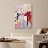Art Remedy Burgundy over Lavender Retro Abstract Wall Art Framed - 2 of 4