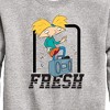 Boys' - Hey Arnold! - Fresh Arnold Graphic Long Sleeve Fleece Sweatshirt - 2 of 4
