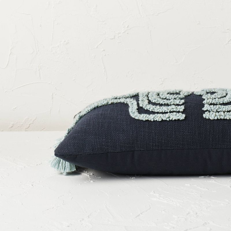 Tufted and Embroidered Menorah Hanukkah Lumbar Pillow - Opalhouse&#8482; designed with Jungalow&#8482;, 3 of 5