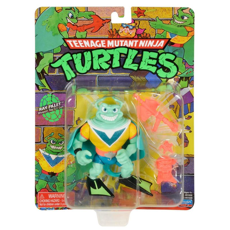 Teenage Mutant Ninja Turtles Ray Fillet Classic Action Figure, 2 of 6