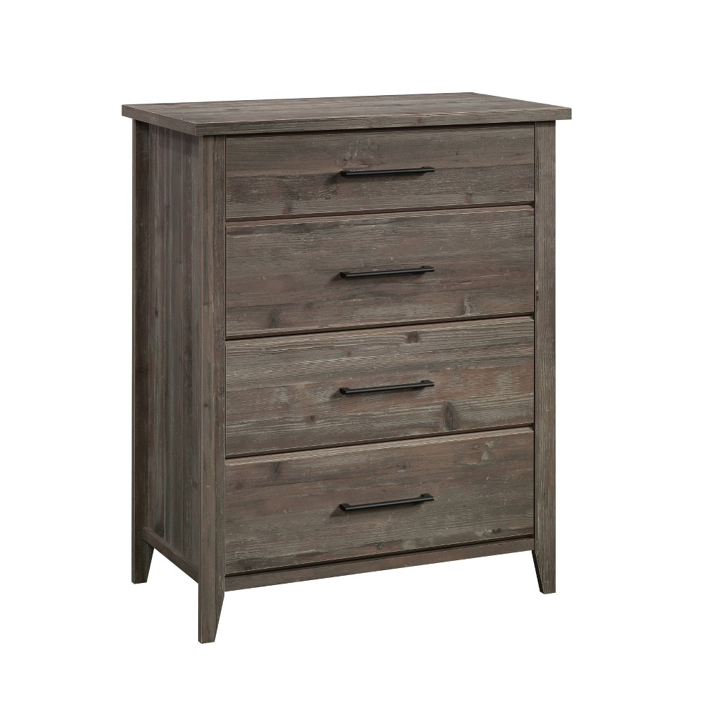 Photos - Dresser / Chests of Drawers Sauder Summit Station 4 Drawer Chest Pebble Pine  