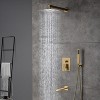 CASAINC 1-Spray 10 Inch Wall Mount Dual Shower Heads - 2 of 3